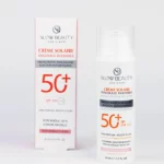 Crème solaire minérale invisible SPF 50+ Slow Beauty pour peaux normales à sèches