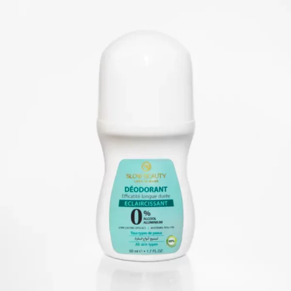 Déodorant naturel éclaircissant Slow Beauty sans alcool sans aluminium cosmétique naturel