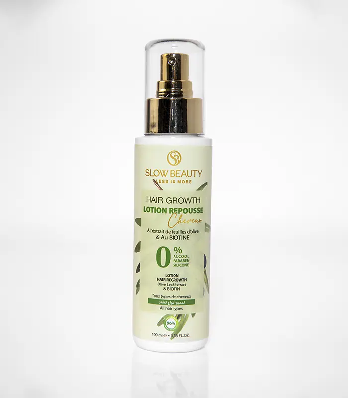 Lotion repousse cheveux Hair Growth Slow Beauty pour stimuler la croissance capillaire
