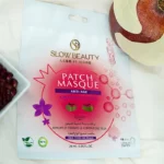 Patch masque anti-âge Slow Beauty à la grenade et au safran pour repulper et hydrater le contour des yeux