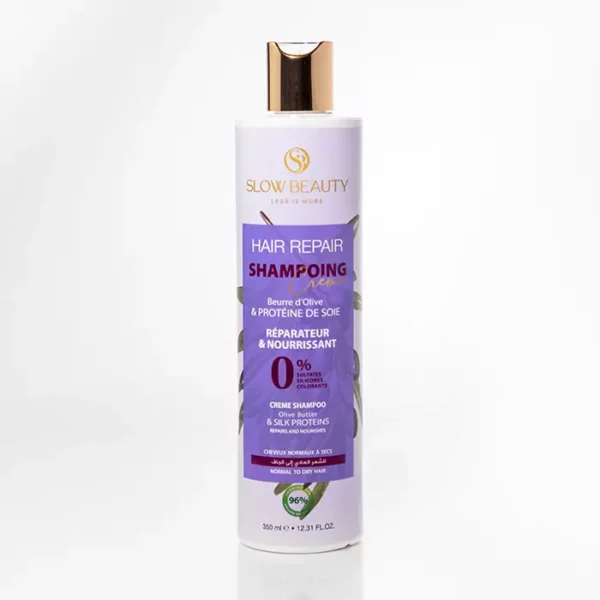Shampoing Hair Repair Slow Beauty réparateur et nourrissant pour cheveux normaux à secs