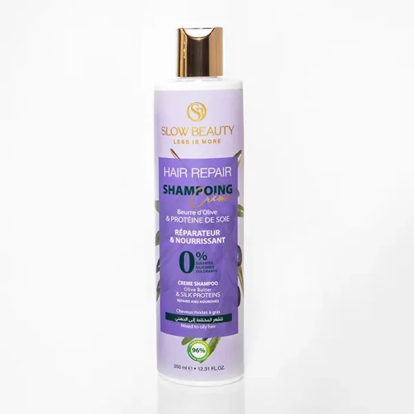 Shampoing Hair Repair Slow Beauty réparateur et nourrissant pour cheveux mixtes à gras