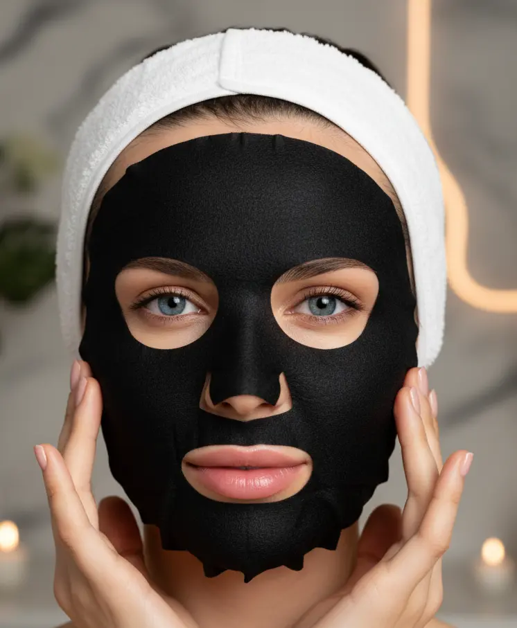 soin visage masque sérum charbon végétal Tunisie